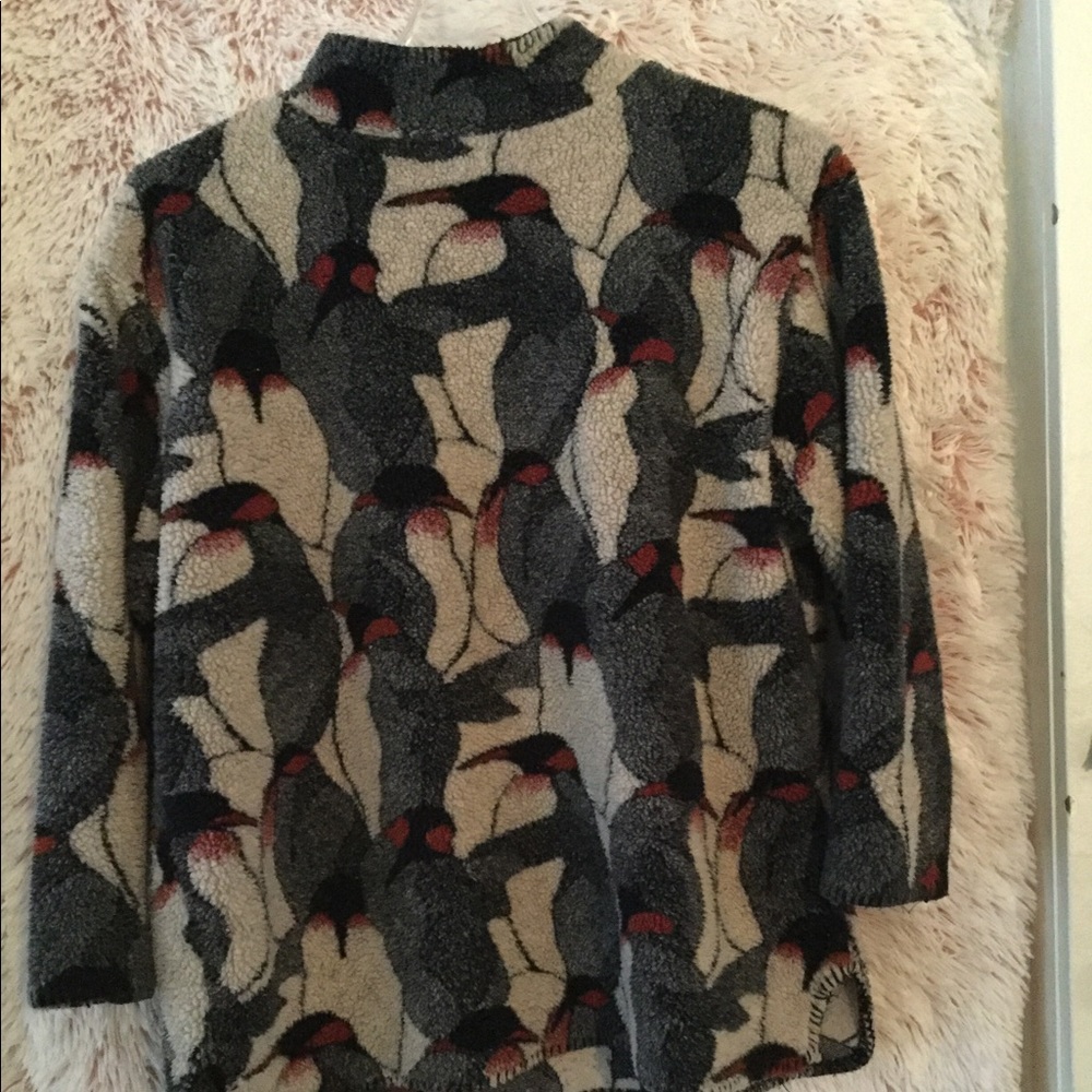 Unique penguin very warm tunic.